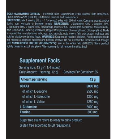Scitec Nutrition BCAA + Glutamine BCAA + Glutamine XPress 300 g Babb Gas - Buy Online on GoSupps.com