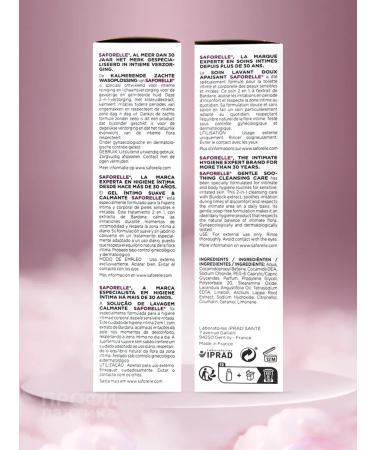 SAFORELLE Gel for intimate hygiene safordel careful cleansing 100ml - Buy Online on GoSupps.com