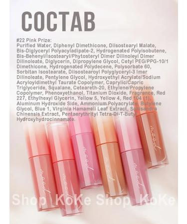 PERIPERA Tint for lip lipstick shine Korean makeup cosmetics 22 - Buy Online on GoSupps.com