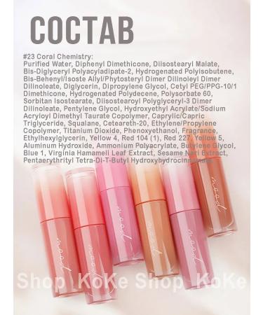 PERIPERA Tint for lip lipstick shine Korean makeup cosmetics 23 - Buy Online on GoSupps.com