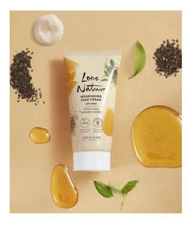 ORI Beauty Facial cream with chia and organic honey Love Nature - Buy Online on GoSupps.com