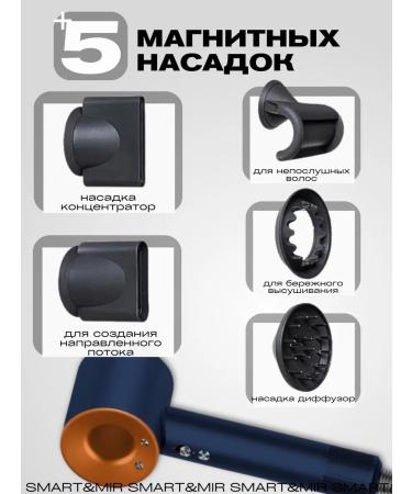 Hair hair dryer Professional Powerful 5B1 - Buy Online on GoSupps.com