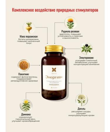 ANTIX Vitamins for energy and vigor of Mak Peruanskaya - Buy Online on GoSupps.com
