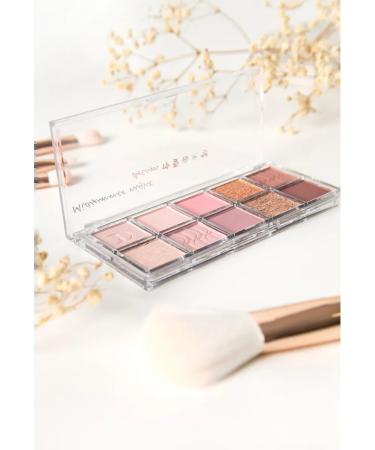 GlimmerGaze Feature shadows palette nude matte satin glitter - Buy Online on GoSupps.com