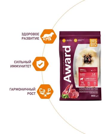 Dry food for puppies with lamb and turkey 800g - Buy Online on GoSupps.com