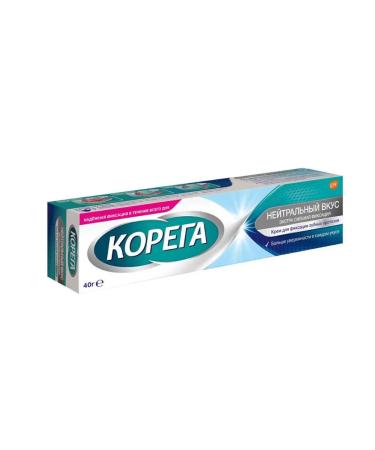 Home medicine cabinet Korega cream for fixing dentures (neutr. Vkus) 40 g - Buy Online on GoSupps.com