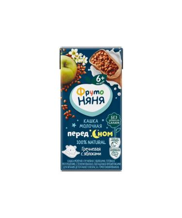 Frutonyanya Milk buckwheat with apple 200 ml 18pcs - Buy Online on GoSupps.com
