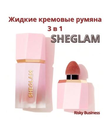 SHEGLAM Blush and face corrector tone Risky Business