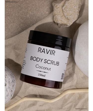 RAVIR Cosmetics Salt scrub Anti -cellulite coconut 250 ml - Buy Online on GoSupps.com