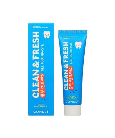 Consly Clean & Fresh Calcium Toothpaste and Sea Salt 105