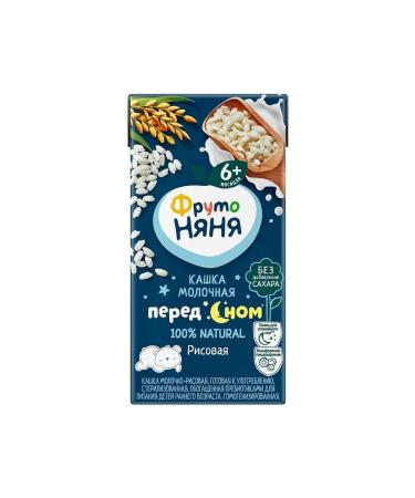 Frutonyanya Milk rice porridge before bedtime 200 ml 9pcs - Buy Online on GoSupps.com