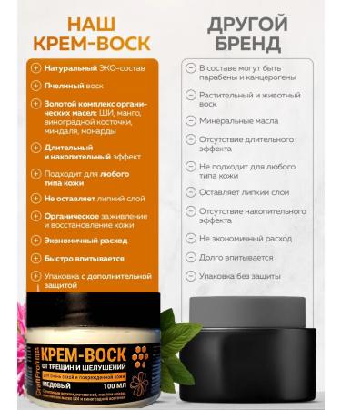 CraftProfi Moisturizing cream wax from crush of dry peeling - Buy Online on GoSupps.com