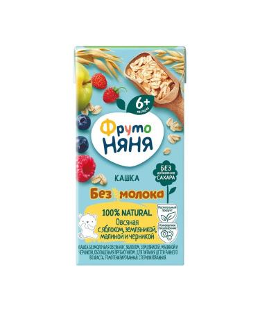 Frutonyanya Silent oatmeal oatmeal with berries and fruits 200 ml 18pcs - Buy Online on GoSupps.com