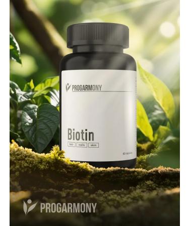 PROHARMONY Biotin (Biotin) 5000 hair vitamins 60 capsules - Buy Online on GoSupps.com