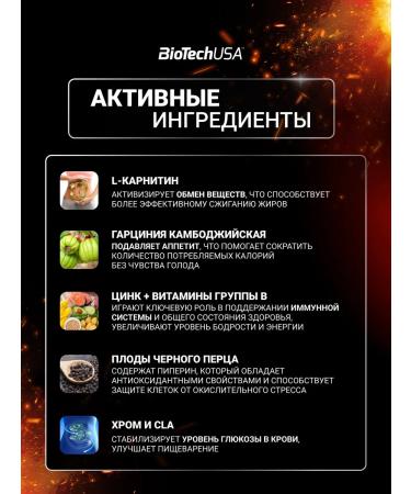 BioTechUSA Complex fat burner with L-carnitine 90 caps - Buy Online on GoSupps.com