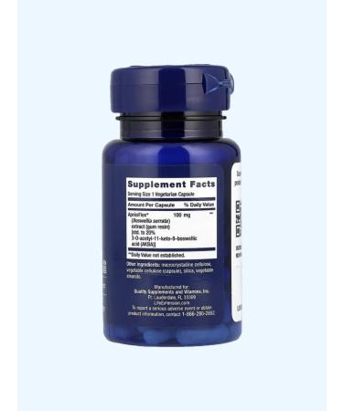 Life extension 5-Lox Inhibitor 5 -lox blocker 100 mg 60 capsules - Buy Online on GoSupps.com