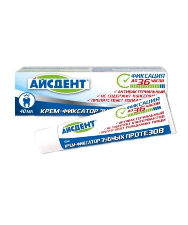Home medicine cabinet Cream-fixer for dentures Ice student 40 g