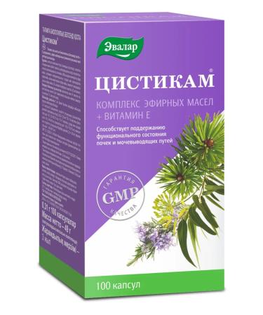 Evalar Cystics for kidneys and urinary tract 100 capsules - Buy Online on GoSupps.com