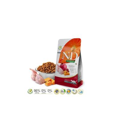 Farmina Adult cat food N&D Pumpkin quail 1.5 kg - Buy Online on GoSupps.com