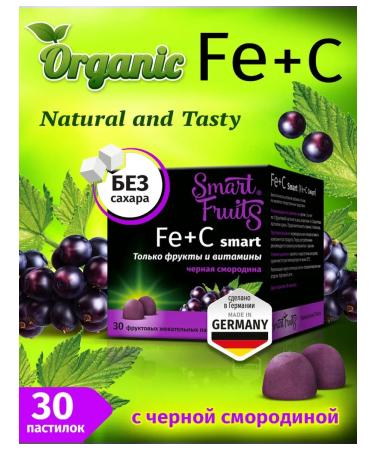Smart Fruits Smart Fruts Fe+C Smart pastry chewing 30 pcs