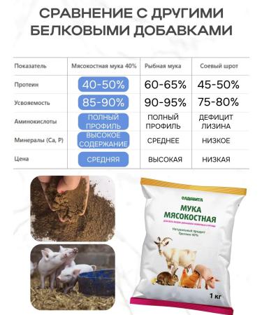Sadovita Meat -bone flour 3 kg food for laying searches - Buy Online on GoSupps.com