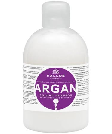 Kallos Cosmetics Argan shampoo for dyed hair 1l.- 2pcs - Buy Online on GoSupps.com