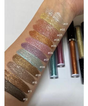 Liquid shadows glitter for eyelids shiny Korean sparkles - Buy Online on GoSupps.com