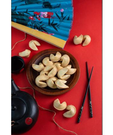 Chinese cookies in Russia Cookies with predictions 15 pcs in a box Gift set - Buy Online on GoSupps.com