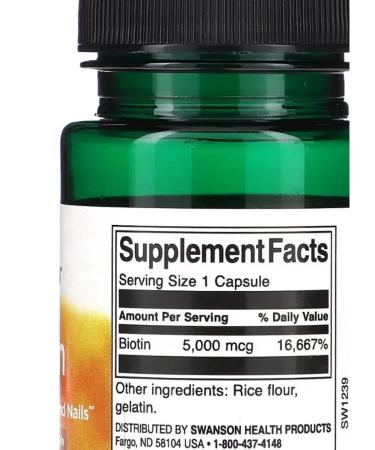 Swanson Vitamin B7 Biotin 5000 - Buy Online on GoSupps.com