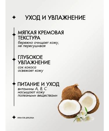 Vitex Shower gel Kosos and Coji Flower EXOTIC Fresh - Buy Online on GoSupps.com