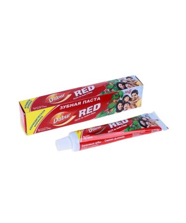 Ayurvedic toothpaste dabur ed Red 100 g - Buy Online on GoSupps.com