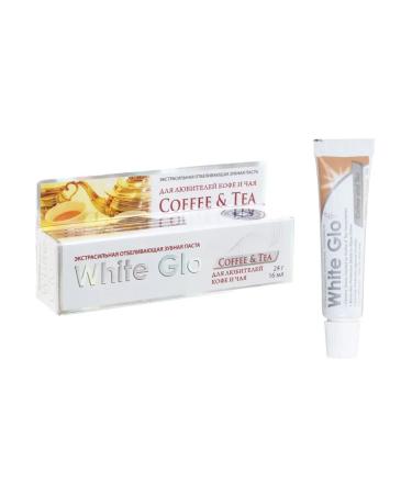 white glo The toothpaste is whitening