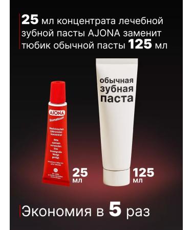 Ajona Concentrated toothpaste Stomaticum 25 ml - Buy Online on GoSupps.com