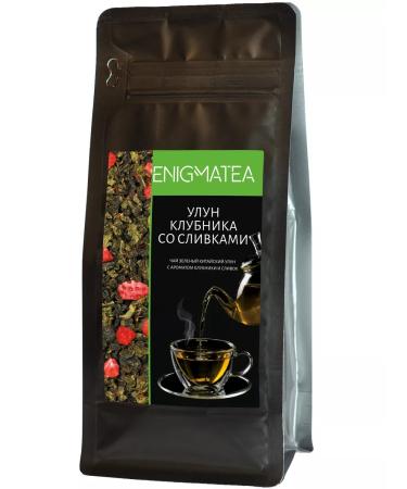 ENIGMATEA Green oolon strawberry tea with cream