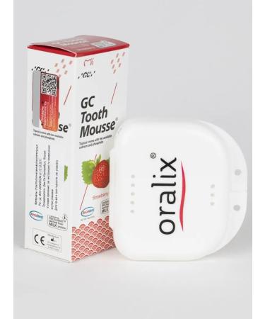 GC Corporation Cream Tooth Mousse Strawberries with Oralix caps