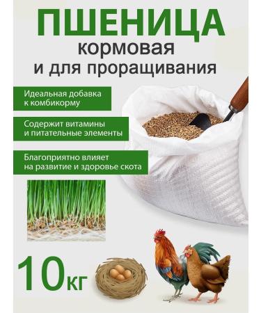 Rosagrozakaz Fodge wheat for birds and animals and germination 10 kg