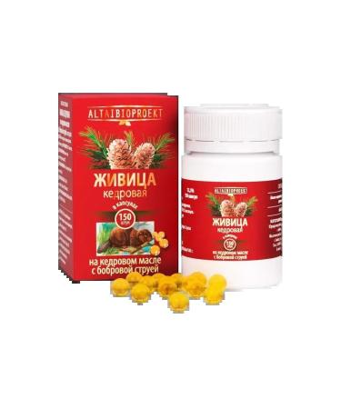 AltaiBioProject Zhivitsa cedar and beaver stream in capsules 150 pcs - Buy Online on GoSupps.com