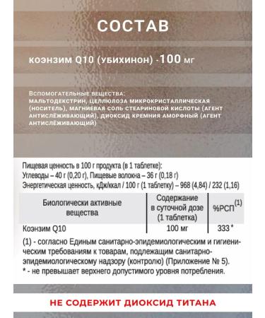 Corenin Coenzyme Q10 100 mg in tablets - Buy Online on GoSupps.com