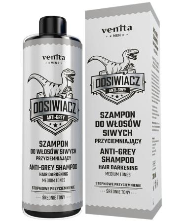 VENITA Anti Grey Medium shampoo for men 200 ml. -2 pcs - Buy Online on GoSupps.com
