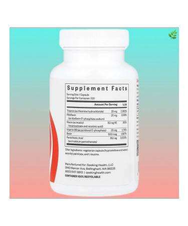 Seeking Health B vitamins B Minus 100 capsules - Buy Online on GoSupps.com