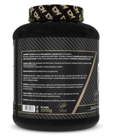 Dorian Yates Nutrition Protein serum DY Shadowhey Protein 2000G chocolate-Orech - Buy Online on GoSupps.com