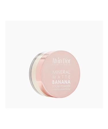 Alvin D'Or Powder crumbly matte Mineral Matte Banana