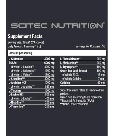 Scitec Nutrition Amino acids Amino Charge 570 Cola - Buy Online on GoSupps.com