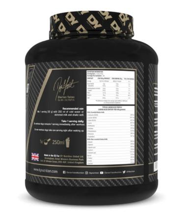 Dorian Yates Nutrition Protein serum DY Shadowhey Protein 2000g tuber-Banan - Buy Online on GoSupps.com