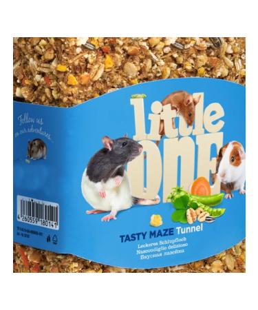 LITTLE ONE Average tunnel for rodents (350g 19x10x10 cm) 32100 - Buy Online on GoSupps.com