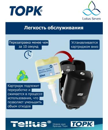 Tork Liquid soap soft Topk (S2) 475 ml 8 pcs art. 420512 - Buy Online on GoSupps.com