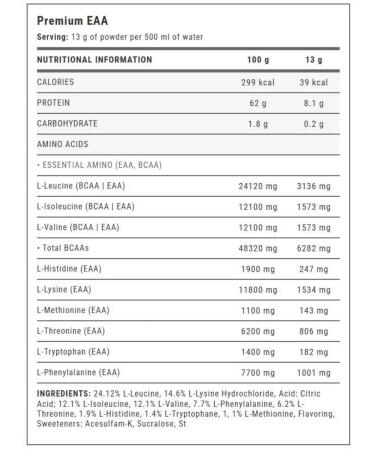 Weider Amino acids complex EAA 325 g Multipher - Buy Online on GoSupps.com