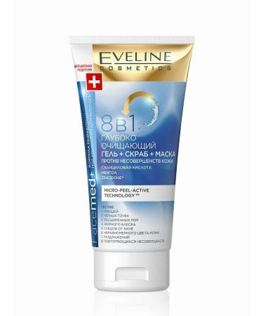 Eveline Cosmetics Gel depth. Ochishch.+Scrub+mask 8B1 FACEMED+150ml