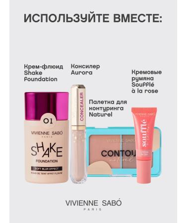 VIVIENNE SABO Tonal cream Shakefoundation tone 01 light beige - Buy Online on GoSupps.com