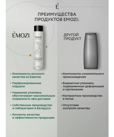 EMOZI Shampoo and balm for dry and damaged hair - Buy Online on GoSupps.com